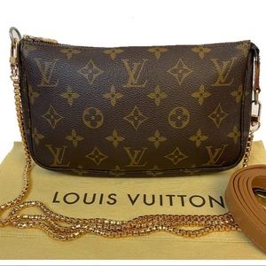 CERTIFIED AUTH. LOUIS VUITTON MONOGRAM POCHETTE